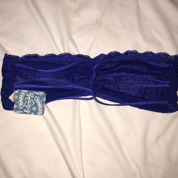 NWT Free People Bralette M Deep Cobalt $20 - Picture 4 of 6